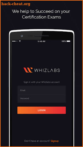 Whizlabs screenshot