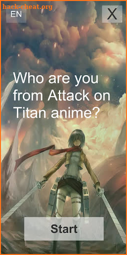 Who are u from Attack on Titan screenshot
