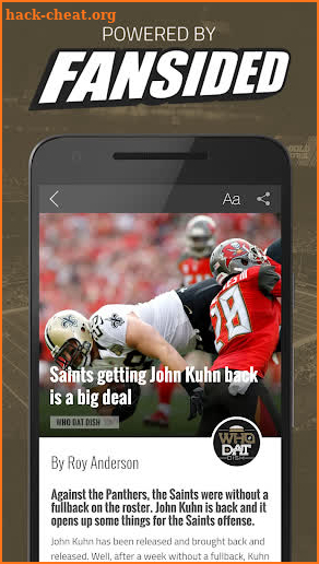 Who Dat Dish: News for New Orleans Saints Fans screenshot