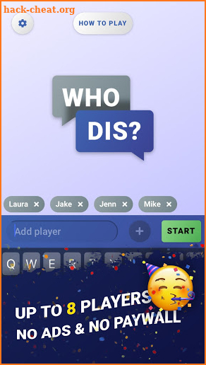 Who Dis? - Party Text Feud! screenshot