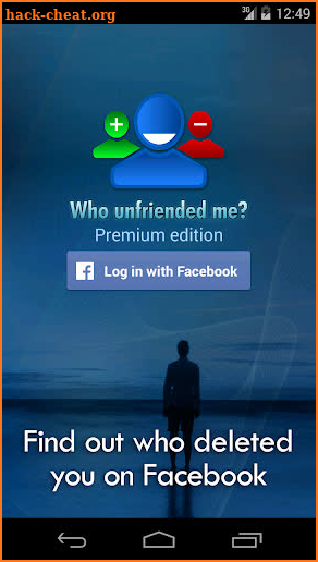 Who unfriended me? screenshot