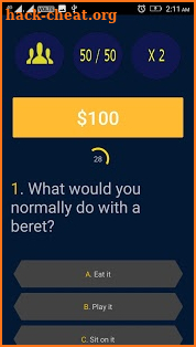 Who Wants To Be A Millionaire 2018 screenshot