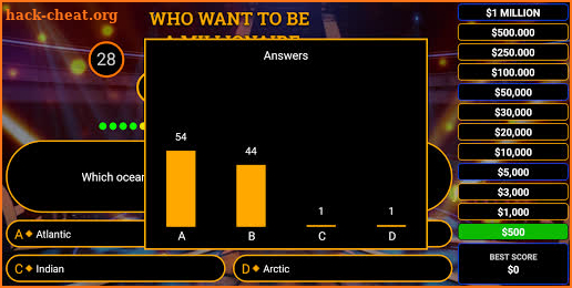Who Wants To Be A Millionaire 2019 screenshot