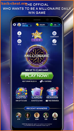 Who Wants to be a Millionaire - Official screenshot