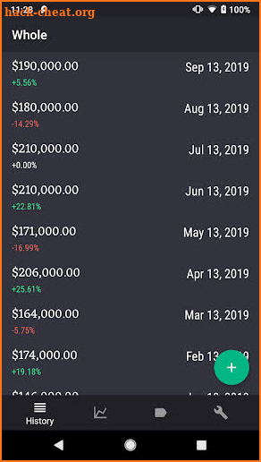 Whole - Net Worth Tracker and Calculator screenshot