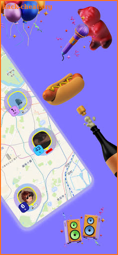 whoo - a location sharing app screenshot