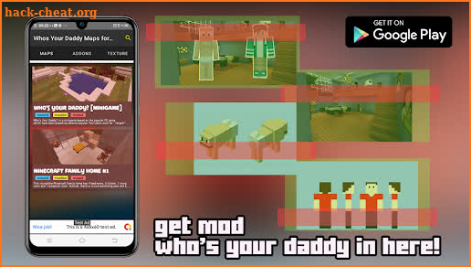 Whos Your Daddy Maps for MCPE screenshot
