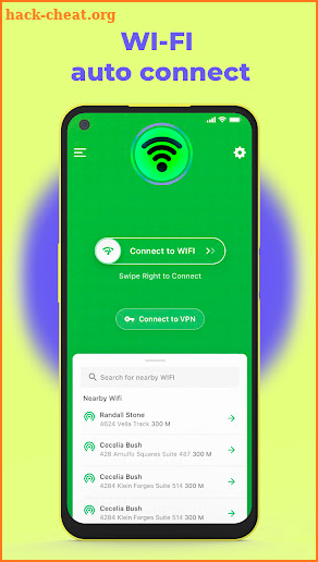 Wi-Fi Access Connect screenshot