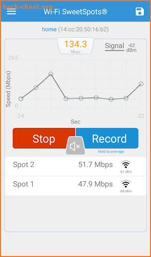 Wi-Fi SweetSpots screenshot