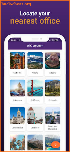 WIC Program Benefit Info Guide screenshot