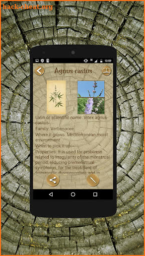 Wicca Herbarium screenshot