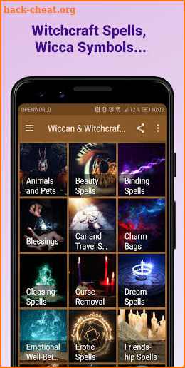 Wiccan & Witchcraft Spells screenshot