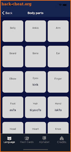 Wichita Language App screenshot