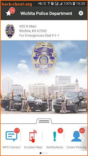 Wichita Police Department screenshot