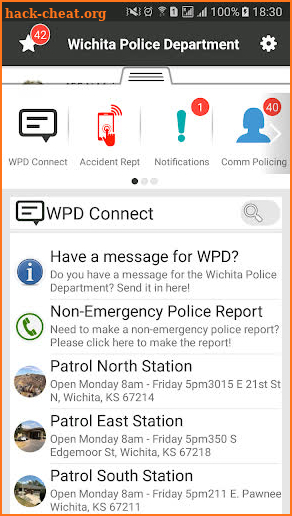Wichita Police Department screenshot