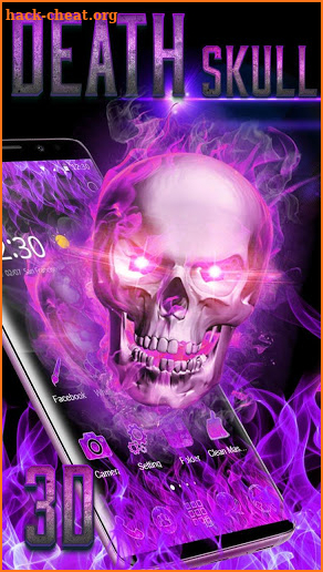 Wicked Hell Skull Theme screenshot