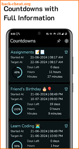 Widget Countdown Home Screen screenshot