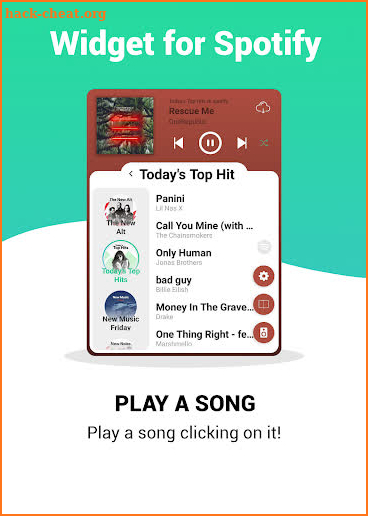 Widget for Spotify screenshot