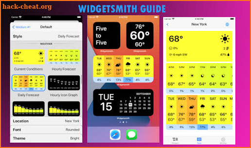 Widget Smith Guide screenshot