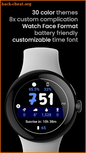 Widgets 2: Wear OS watch face screenshot