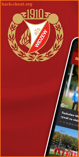 Widzew Łódź - Oficjalna aplikacja screenshot
