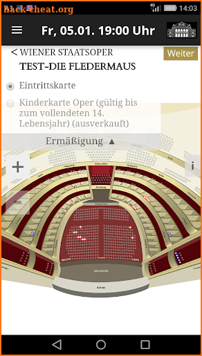 Wiener Staatsoper Tickets screenshot