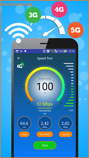 Wifi, 5G, 4G, 3G speed test - Speed check screenshot
