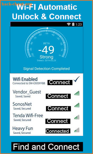 WiFi Auto Unlock and wifi connect screenshot
