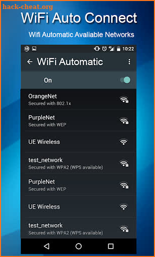 WiFi Automatic, WiFi Auto Unlock and Connect screenshot