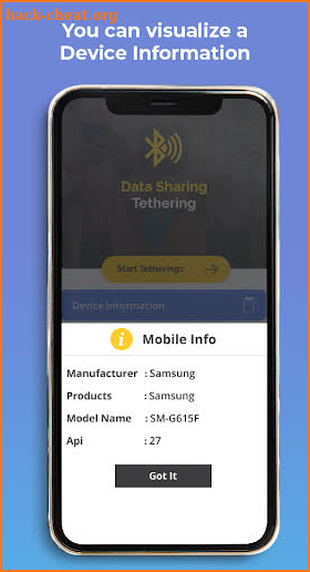 Wifi-Bluetooth Tethering : Free Internet Share screenshot