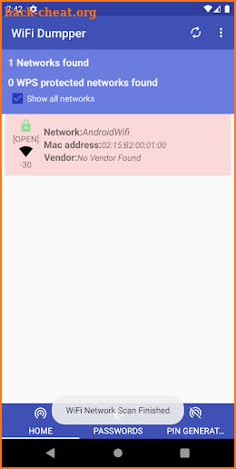 WiFi Dumpper - (WPS Tester) screenshot