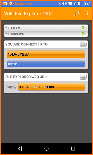 WiFi File Explorer PRO screenshot
