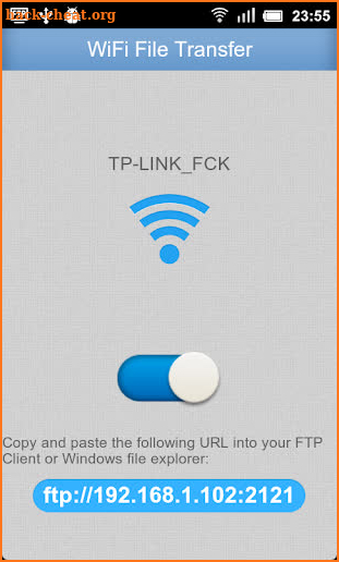 WiFi File Transfer screenshot