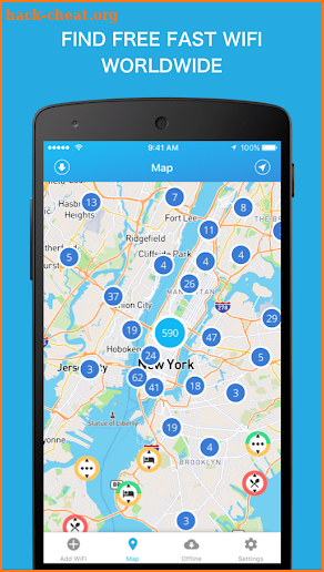 WiFi Finder - Free WiFi Map screenshot