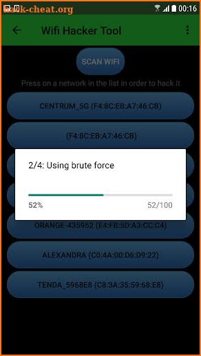 WiFi Hacker Simulator screenshot