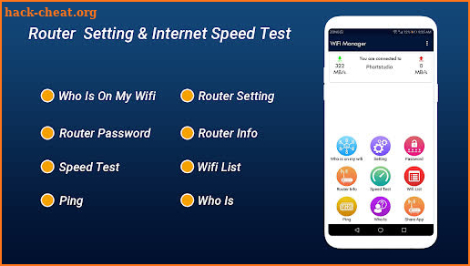 Wifi Manager - Speed Test screenshot