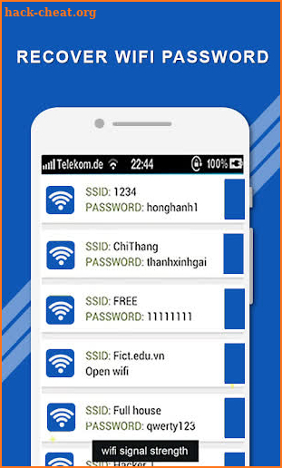 Wifi map with Password Show Master key screenshot
