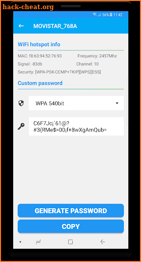 Wifi password (Scanner, Manager) screenshot