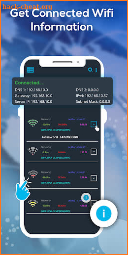 Wifi Password Share - Free Wifi Passwords Key screenshot