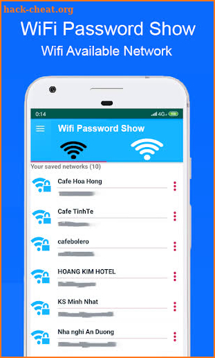 Wifi Password Show Master key screenshot
