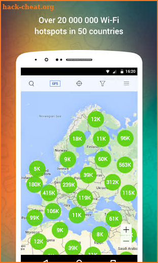 WiFi: passwords, hotspots screenshot