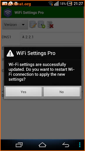 WiFi Settings (DNS,IP,..) PRO screenshot