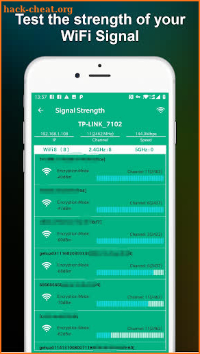 WiFi Signal Strength Meter - Network Monitor screenshot
