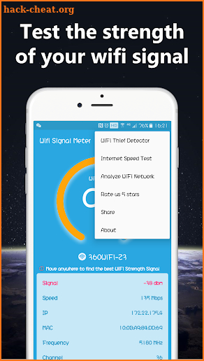 WiFi Signal Strength Meter Pro(No Ads) screenshot