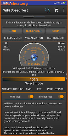 WiFi Speed Test Pro screenshot