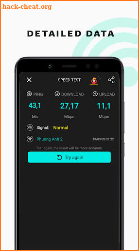 Wifi speed test - Test my internet speed screenshot