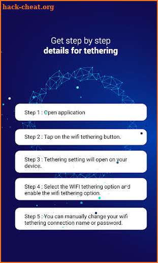 WiFi Tethering : Internet Sharing screenshot