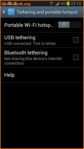 WiFi Tethering /WiFi HotSpot screenshot