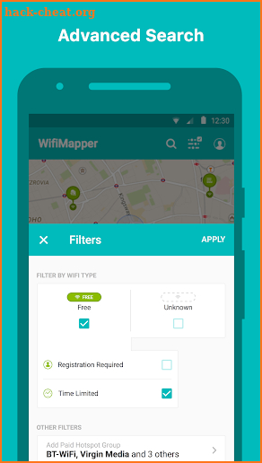 WifiMapper - Free Wifi Map screenshot