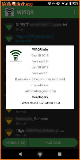 WifiQR screenshot